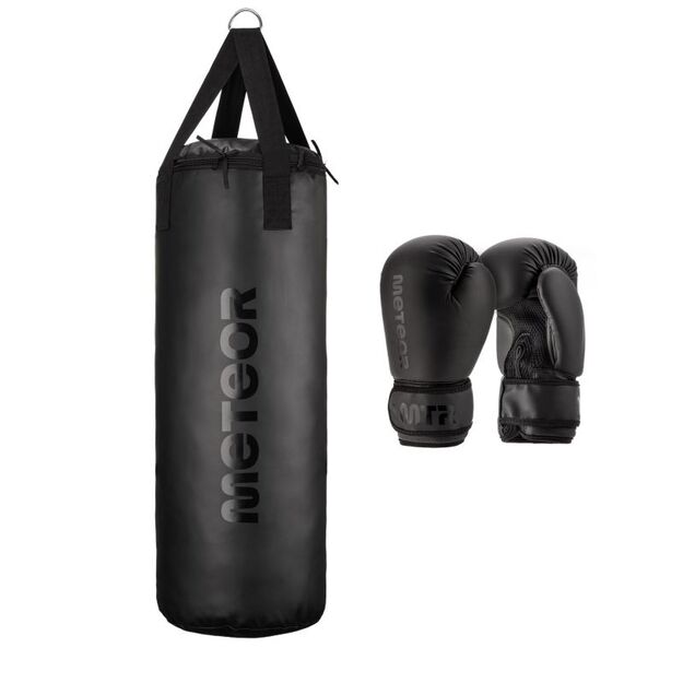 Meteor 12kg Punching Bag and 6oz Boxing Gloves Set