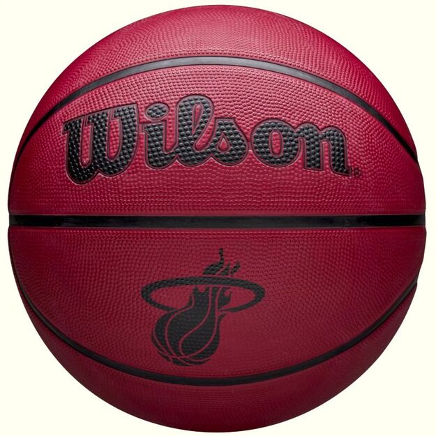 Wilson NBA Team Tribute Solid Miami Heat Ball WZ4025416XB Basketball