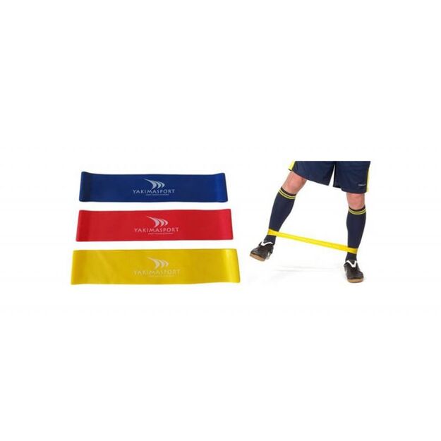 Yakima fitness rubber yellow/red/blue 100114 set of 3
