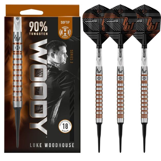 Harrows Woody Luke Woodhouse 2 90% steeltip darts
