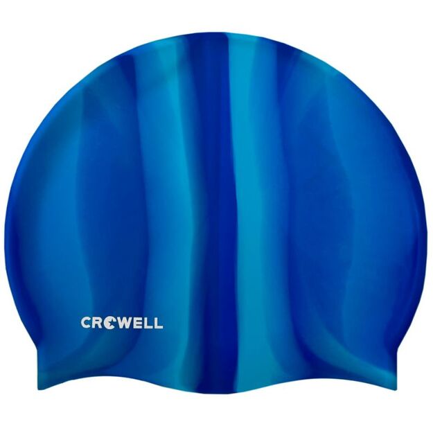 Crowell Multi Flame Silicone Swimming Cap, col. 13