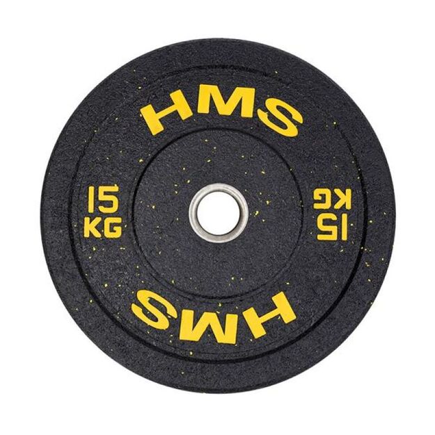 HMS YELLOW BUMPER Olympic Plate 15 kg HTBR15 