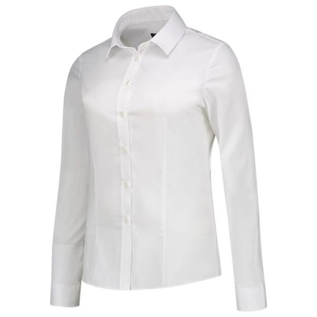Malfini Fitted Stretch Blouse W MLI-T24T0 White