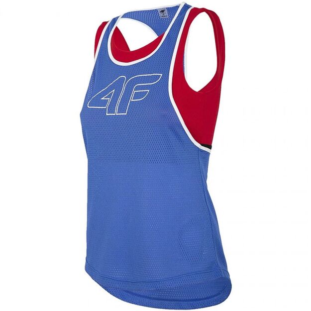 Women\ s T-shirt 4F cobalt H4L20 TSDF003 36S