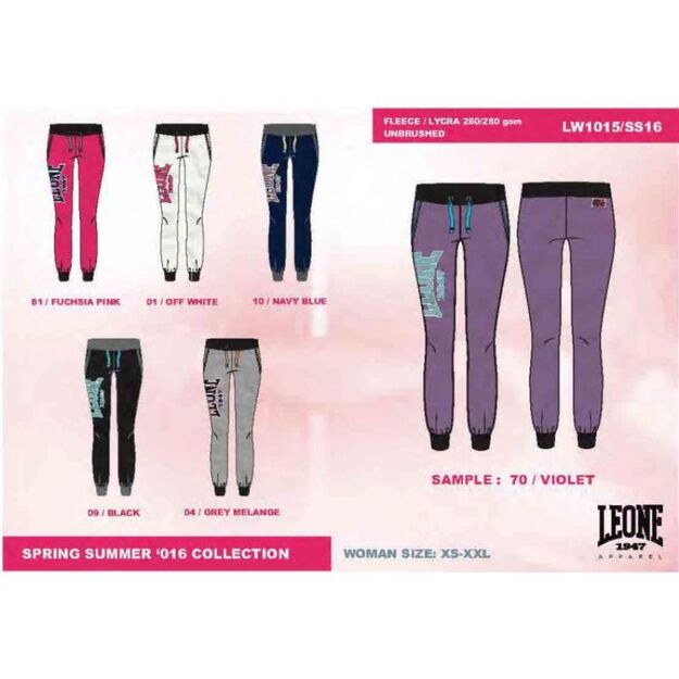 LEONE LW1015/S16 women\ s long trousers gray  M 