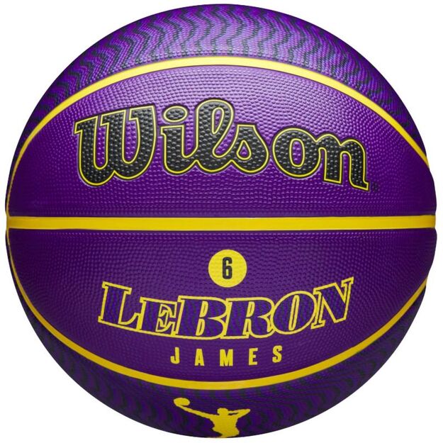 Wilson NBA Player Icon LeBron James Outdoor Ball WZ4027601XB