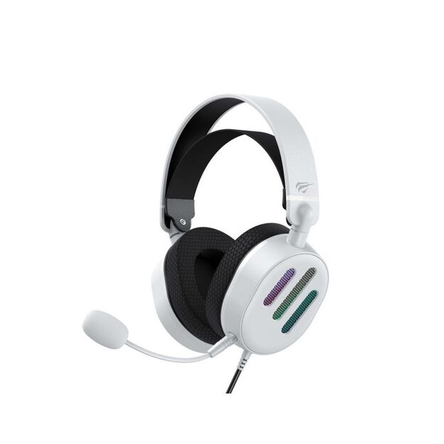 Havit H2038U Gaming Headphones (White/Black)