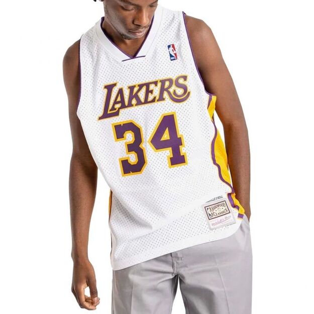 Mitchell & Ness Los Angeles Lakers NBA Shaquille O\ Neal T-shirt M SMJY4442-LAL02SONWHIT