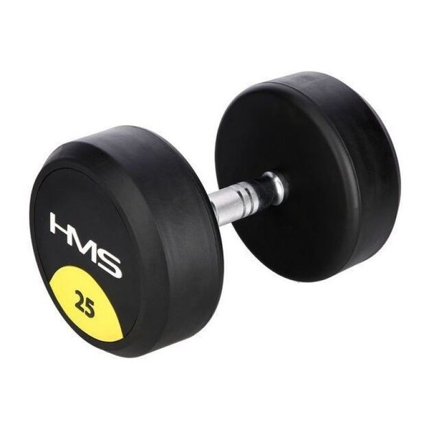 Rubber-coated dumbbell 25kg HMS HG PRO 25
