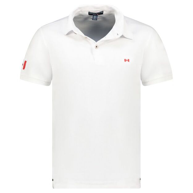 Canadian Peak Karseak White RM Men\ s 254 Polo Shirt (RBMSZ1394H/CP-BLANC)