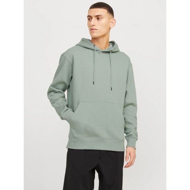 Jack&Jones Men\ s Hoodie JJESTAR BASIC SWEAT HOOD NOOS 12208157 ICEBERG GREEN