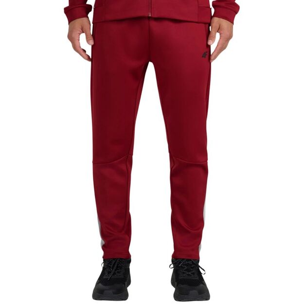 Men\ s trousers 4F FNK M0936 dark red 4FWAW25TFTRM0936 61S