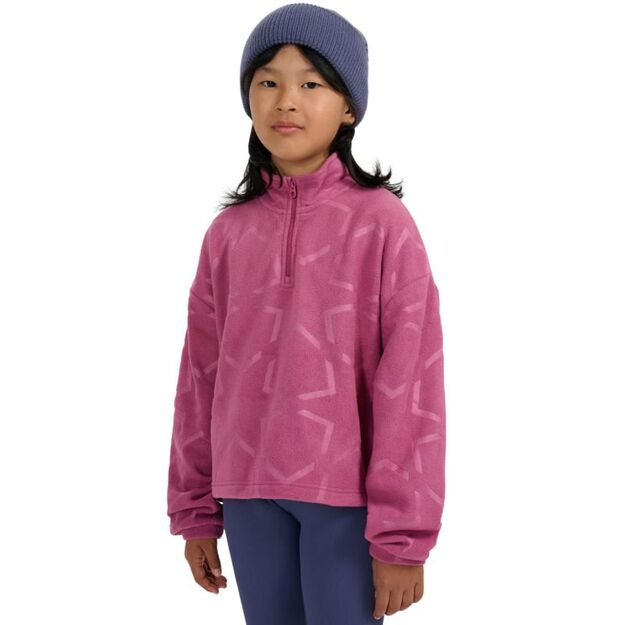 Fleece for girls 4F F342 dark pink 4FJWAW25TFLEF342 53A