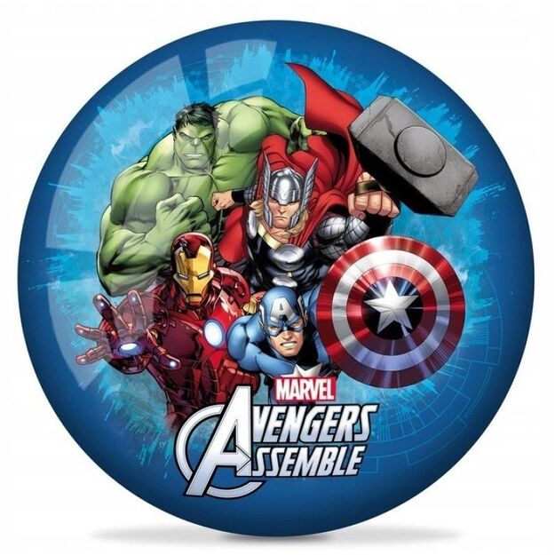 Children\ s rubber ball 140mm with Avengers MONDO motif