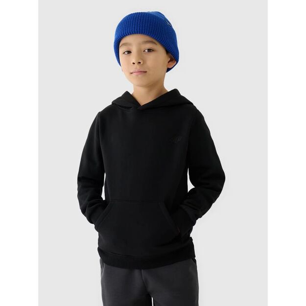 Boy\ s sweatshirt with hood, open, 4F Junior 4FJWMM00TSWSM1292-20S