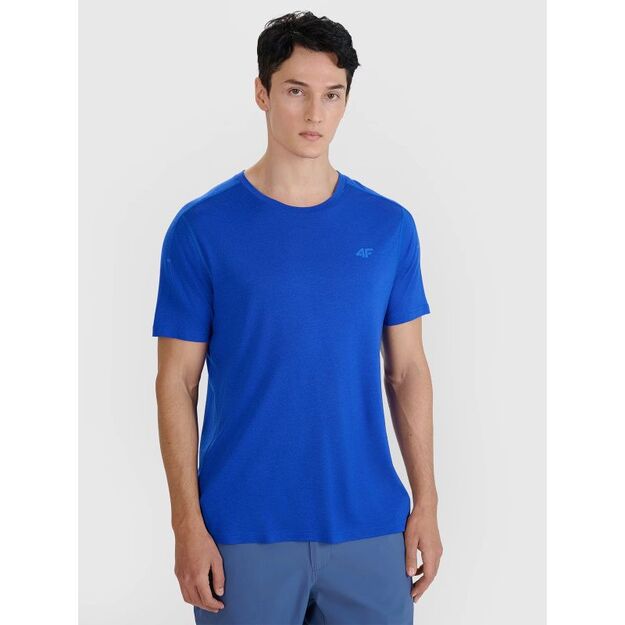 Men\ s Merino Wool Trekking T-shirt 4F 4FWSS25TFTSM1268-36S