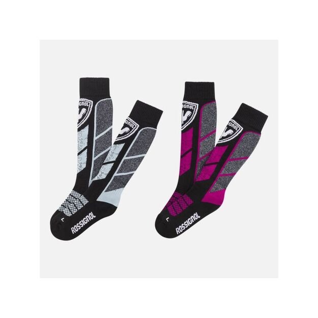 Rossignol Jr Thermotech 2P Socks Pink