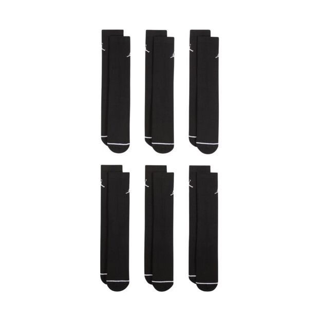 Jordan Everyday Cushioned Crew Socks 6 pairs black HV6228 010