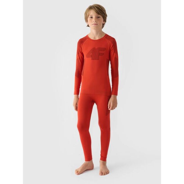 Children\ s seamless thermal underwear set 4F Junior 4FJRAW24USEAU252-62S