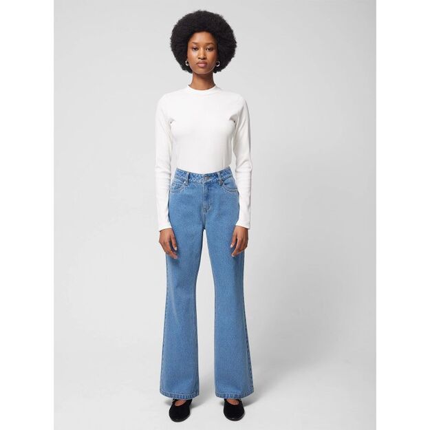 Outhorn Women\ s Flared Jeans OTHWSS24TTROF726-33S