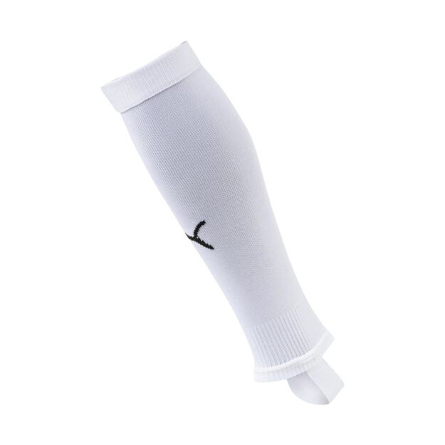 Puma Team Liga Stirrup Football Sleeves White 703439 04