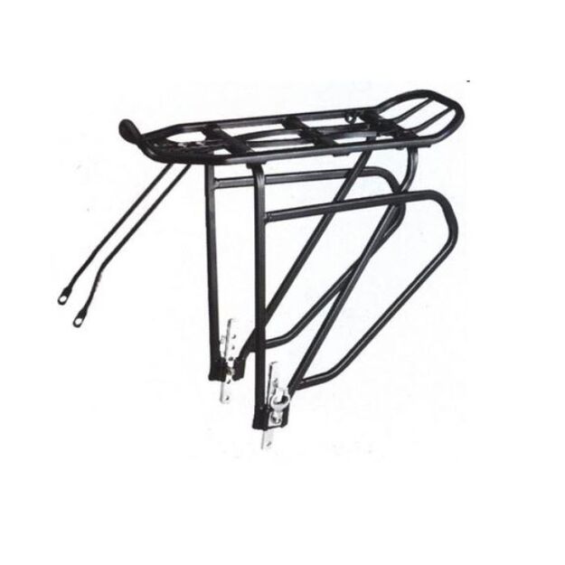 Luggage rack 24-28\ \  adjustable aluminum IB black