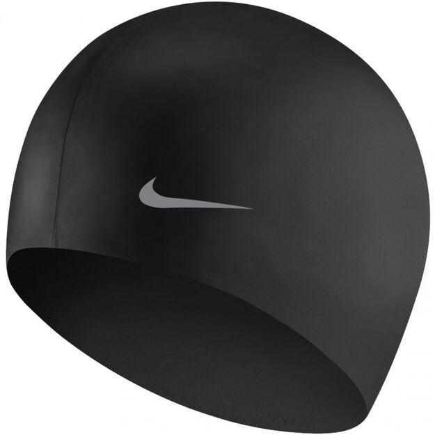 Nike Os Solid JR TESS0106-001 Black Swim Cap 