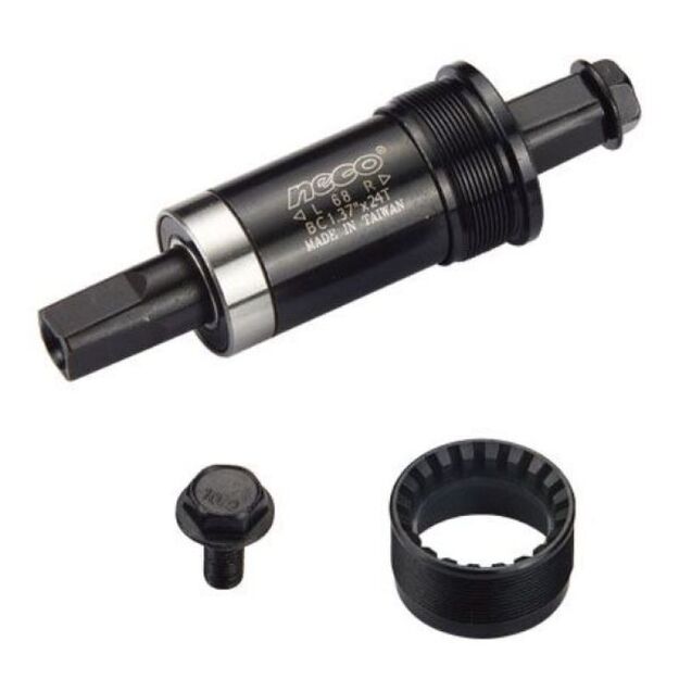 NECO Bottom Bracket Axle 73 mm 122.5 BSA ST/PL BOX