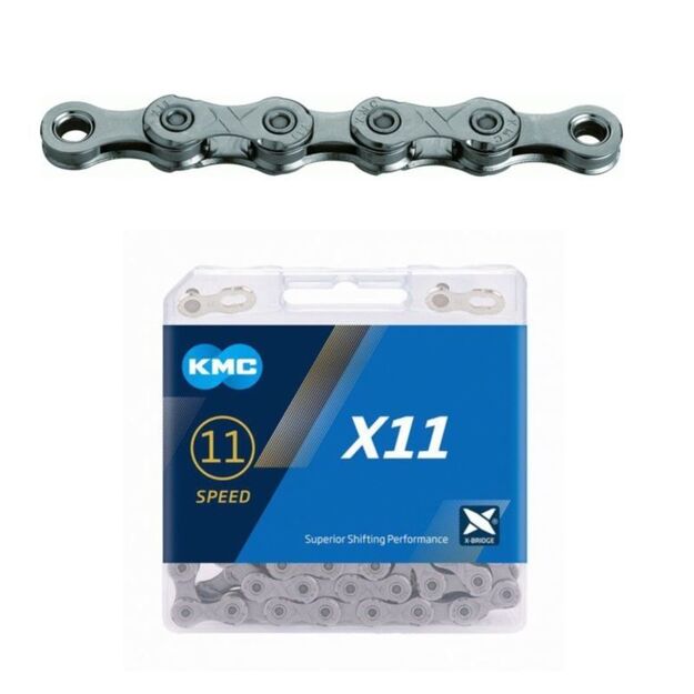KMC Chain X11\  118 links gray BOX