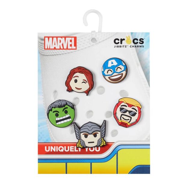 Crocs Jibbitz&trade; Marvel Avengers Emojis 5 Pack Pins 10010006