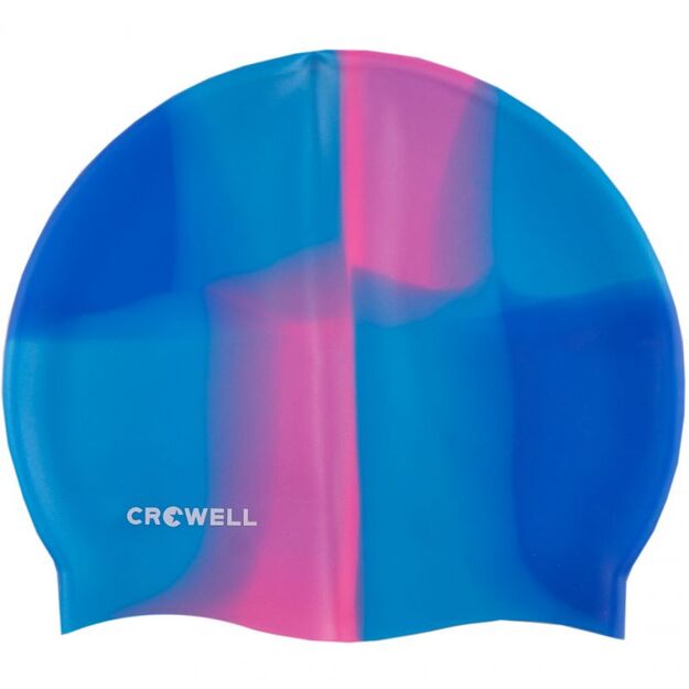Crowell Multi-Flame-09 Silicone Swimming Cap