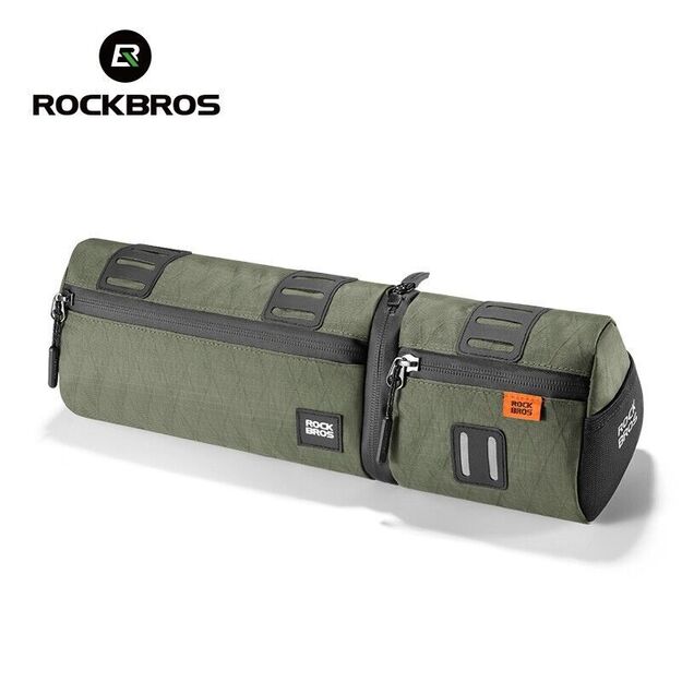 Rockbros multifunctional bicycle bag 2 in 1 2l green