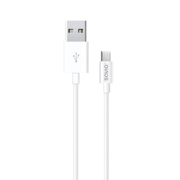 SAVIO CL-124 cable (Micro USB - USB 2.0 type A  2m  white)