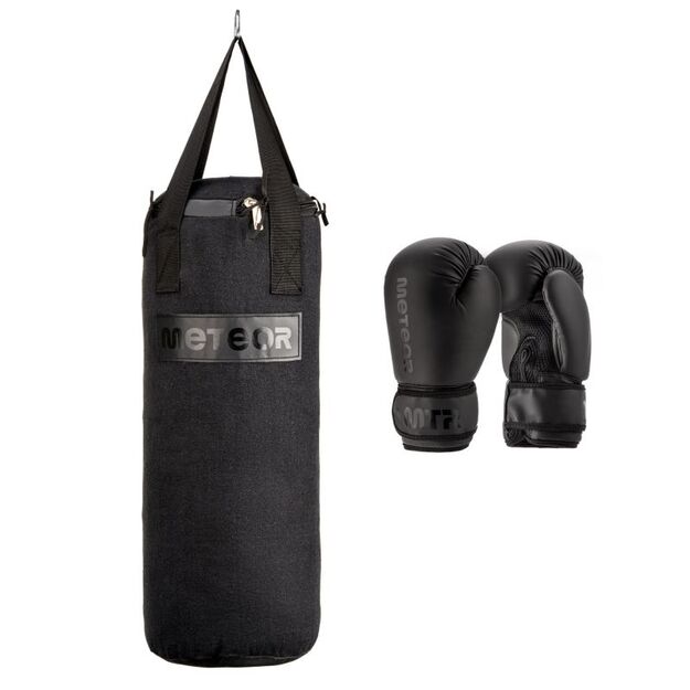 Meteor 6kg Punching Bag and 6oz Boxing Gloves Set