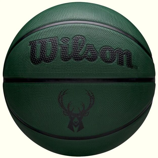 Wilson NBA Team Tribute Solid Milwaukee Bucks Ball WZ4025417XB Basketball