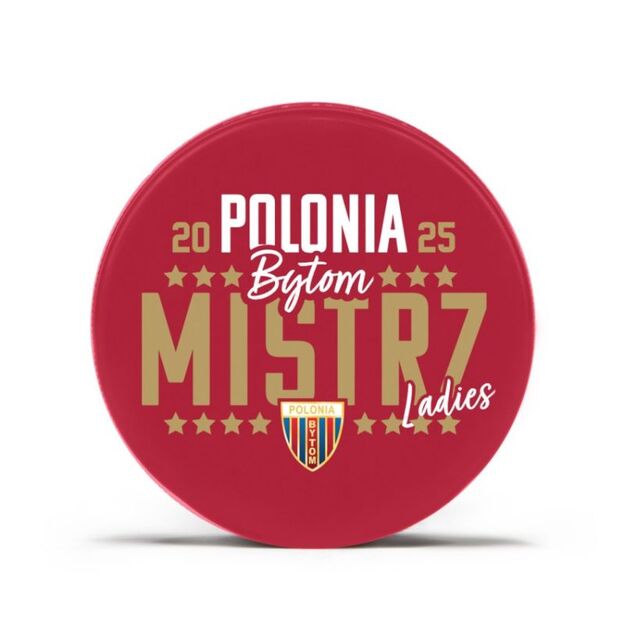 Hockey puck Polonia Bytom 14 Champion RED WMN Ltd SREBKRMSPR