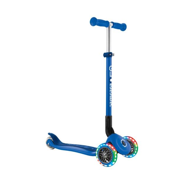 SMJ Globber 3-wheeled Primo Foldable Lights Scooter 432-100-3