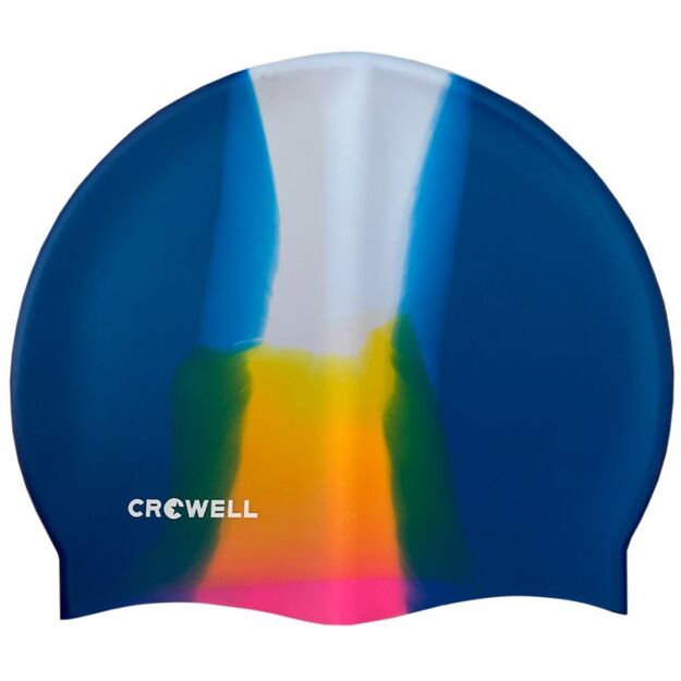 Crowell Multi Flame Silicone Swimming Cap, col. 14