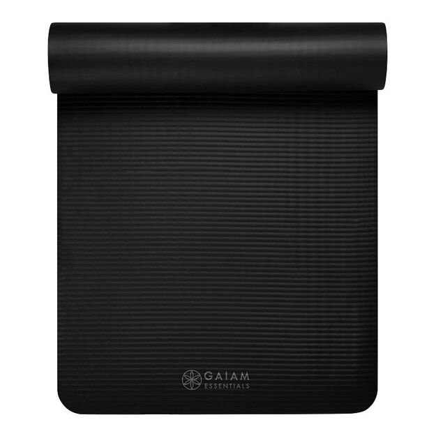 Gaiam 10mm Fitness Mat with Strap